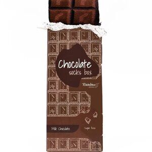Milk chocolate socks box